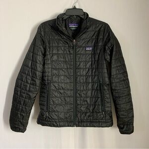 Patagonia Women's Black Nano Puff Insulated Jacket-M